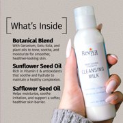 Reviva Labs Cleansing Milk – Gentle Facial Cleanser for Sensitive Skin with Botanical Blend, 4 fl oz