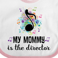 thumbnail image 4 of Inktastic Band Director Mom Boys or Girls Baby Bib, 4 of 4