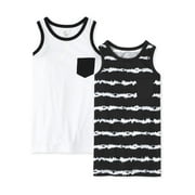 The Children's Place Boys Pocket Tank Top, 2-Pack, Sizes 4-16