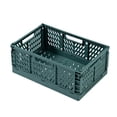 thumbnail image 1 of Cesta de almacenamiento de plástico plegable, cesta de almacenamiento de escritorio, caja de almacenamiento de refrigerio creativa, cesta de almacenamiento superpuesta para refrigerador de sala de, 1 of 5