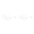 thumbnail image 3 of Minnieouse Gafas anti-luz Gafas con bisagra de metal Gafas para computadora resistentes al desgaste Gafas para miopía ópticas antideslizantes Type3 NO3, 3 of 6