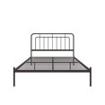 thumbnail image 3 of Queer Eye Albany Metal Platform Bed Frame, Bronze, Queen Size, 3 of 8