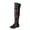 Brown, variant on Bkhluea Women's Over The Knee Thigh High Boots Chunky Heel Round Toe Slouchy Side Zipper Fall Winter Boots