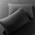 thumbnail image 3 of Duvet Cover Queen [3-Piece, Black] - 1 Comforter Protector with Zipper Flap and 2 Pillow Shams - Hotel Luxury 1800 Brushed Microfiber - Ultra Soft, Cool and Breathable Comforter Cover, 3 of 7