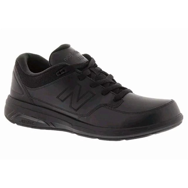 New Balance 813 V1 Lace-Up Walking Shoes Sneakers All Black Mens Size 7 N Narrow