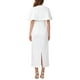 thumbnail image 3 of INSPIRE CHIC Conjuntos de Vestido Formal para Mujeres Elegante Vestido de Cóctel para Invitadas de Boda 2 piezas con Capa L Blanco, 3 of 6
