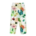 thumbnail image 5 of Balery Floral Vintage print Women's Pajama Pants,Ultra Lightweight Pjs,Lounge Pant-X-Large, 5 of 9