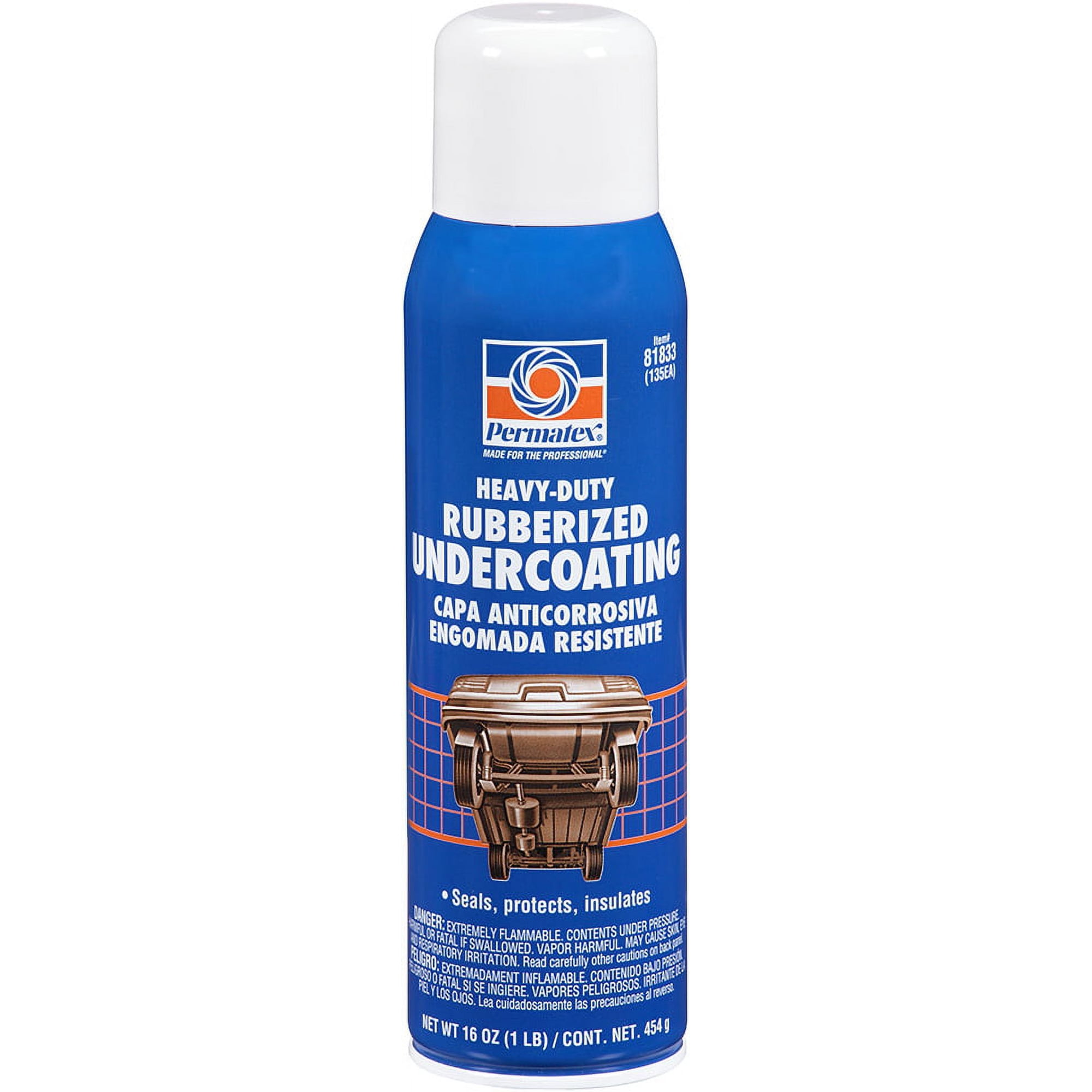 Permatex Black Undercoating 16 oz ( Pack of 1)