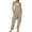 Beige, variant on Jumpsuits for Women Casual Women's Casual Sleeveless Jumpsuits V Neck Spaghetti Strap Overalls Long Pants Romper with Two Pockets Womens Rompers Monos Mujer (Coffee,XXXXXL)