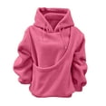 thumbnail image 6 of vigerakr Women's Pet Care Hoodie Fleece Petcare Hoodie Pet Carrier Kangaroo Pouch Hoodies with Dog Cat Pouch Pullover (Hot Pink, XXL), 6 of 7