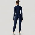 thumbnail image 6 of Women's High Waist Compression Leggings with Seamless Fit and Sculpting Stretch Fabric - X Large, Navy, 6 of 7