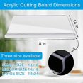 thumbnail image 4 of Acrylic Cutting Board, Clear Cutting Boards for Kitchen Counter Non Slip, 4 of 5