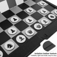 thumbnail image 4 of Juego De Ajedrez Magnético Portátil Y Plegable Ultrafino Tablero De Ajedrez De Viaje Para Principiantes Niños Adultos Muyoka Hogar, 4 of 5