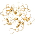 thumbnail image 2 of 20pcs Necklace Pendants Connection Buckles Pendants Clasp Clips Pinch Bails for Jewelry Making, 2 of 8