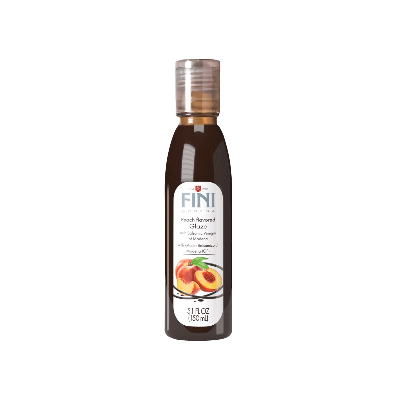 Fini Peach Glaze with Balsamic Vinegar of Modena 5.1 oz , 2 Pack + Bonus