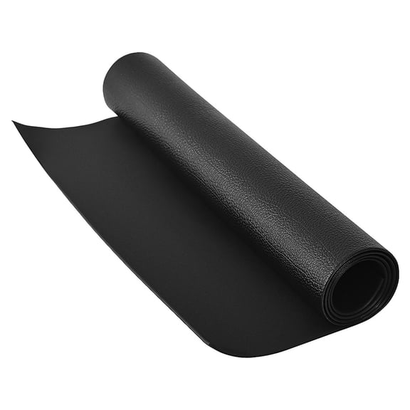 Costway 36'' x 78'' High Density Black PVC Exercise Protective Flooring