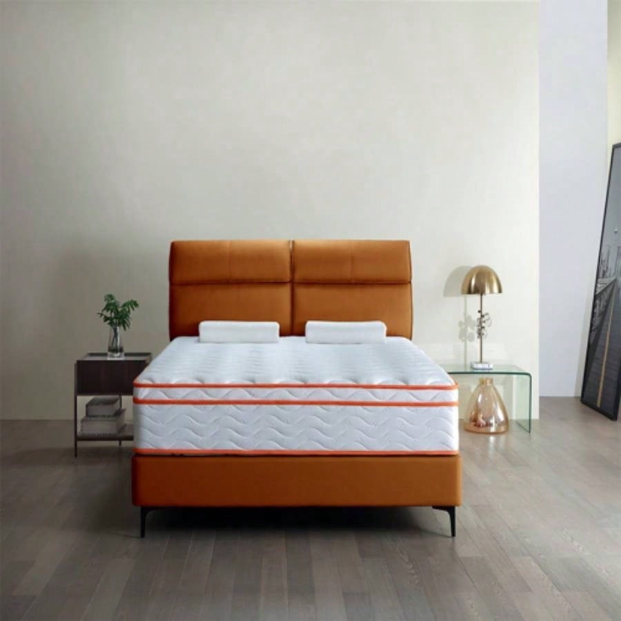 10 Inch King Size Hybrid Mattress, Medium Firm Foam & Individual Pocket Springs, Fiberglass-Free Bed Mattress for Bedroom
