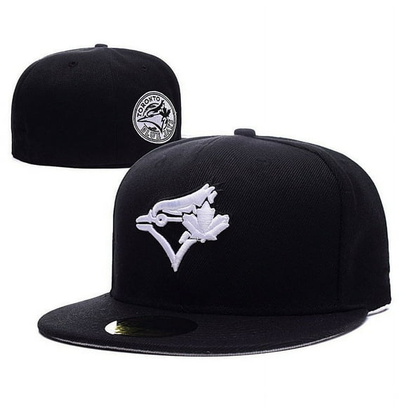 Toronto Blue Jays Closed Sun Hat Couple Sun Hat Embroidered Hat Full Cover Baseball Cap_h