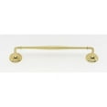 thumbnail image 5 of Alno A6720-12 Charlie's 12" Wide Solid Brass Bathroom Towel Bar - Nickel, 5 of 7