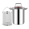 thumbnail image 3 of Deep Fry Pan Thick Multifunction Kitchenware Pot for Kitchen Camping Fries, 3 of 9