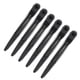 thumbnail image 2 of 6 pinzas para peinar el cabello, para permanente, teñido y seccionamiento, pinzas de pico de pato para peluquería, color negro., 2 of 14