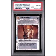 Graded 1995 Decipher Star Wars CCG Premiere C-3po Premiere-Lmtd-Light Side PSA 6