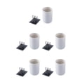 thumbnail image 3 of serony 2Pcs/set Wall-mounted Toothbrush Holder Organizer Toothbrush Holder Organizer Environment-friendly Environment-friendly Plastic Toothpaste Wash Cup Mug White 5Set, 3 of 6