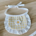 thumbnail image 1 of Bandana Linda Del Perro Del Modelo De La Tela Escocesa Para Los Perros Pequeños - Amarillo Claro, 1 of 5
