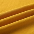 thumbnail image 3 of Gaexia Women Solid Round Neck Buttoned Slit Blouse Sleeveless T Shirt Casual Top (Yellow,L), 3 of 6