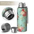 thumbnail image 2 of 20 Oz Pioneer Flower Coffee Tumbler Double Wall Insulated Stainless Steel Water Bottle | Metal Reusable Thermoses Flask with Cup Cap | Leak & Sweat Proof with Anti-Dust Lid, 2 of 7