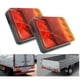 thumbnail image 5 of 2 luces traseras para remolque, iluminación trasera LED, lámpara de freno, impermeable, indicador de señal universal para camión, caravana, furgoneta, barco, coche, advertencia de estilo 12 V (8 LED), 5 of 5