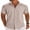 Khaki, variant on COOFANDY Mens Sage Linen Shirt Short Sleeve Button Down Shirts Summer Beach Dress Shirt