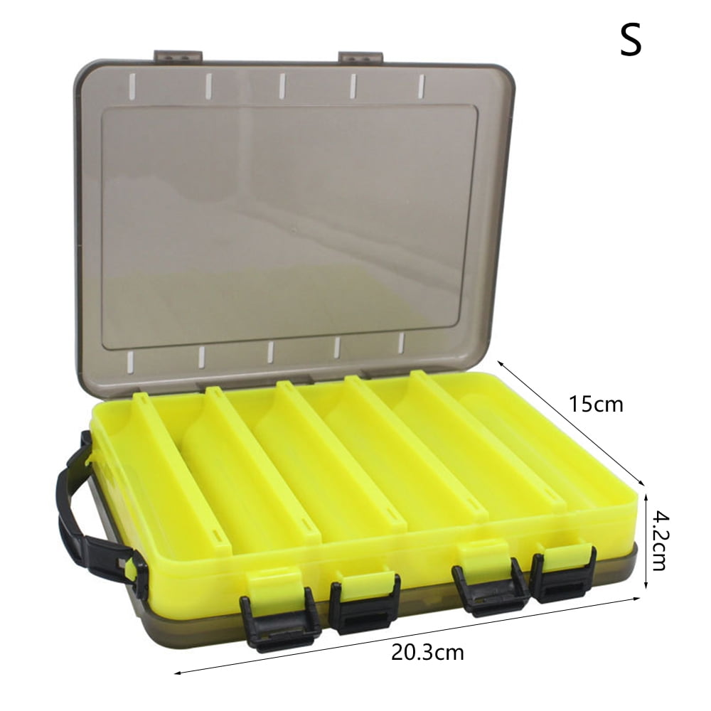 Fishing fishing lures box Tackle Box Double Sided Wooden Shrimp Box