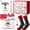 Mushroom, variant on 6 Pcs Funny Gift Baskets for Women Girls Pickle Avocado Socks with Vegetable Animals Makeup Bag Insulated Tumbler Keychain Greeting Card Pen for Christmas Birthday Party(Avocados)