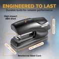 thumbnail image 2 of Bostitch Office Heavy Duty Stapler, 40 Sheet Capacity, No Jam, Half Strip, For Classroom, Office or Desk, Black, 2 of 6
