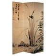 thumbnail image 2 of Oriental Furniture 6 ft. Tall Double Sided Cranes Room Divider - 4 Panel, 2 of 3