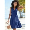 thumbnail image 2 of LASCANA Women's Sleeveless Wrap Look Dress Tie, 2 of 5