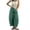 Dark Green #4, variant on Women's Polka Dot Pattern Barrel Jeans Low Rise Beach Boyfriend Streetwear Ruched Flowy Summer Trousers Fashion Vintage Pants with Pockets Blue XL