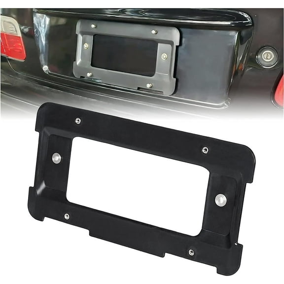 Rear License Plate Holder Bracket for BMW Mount Frame Tag Base W/ Screws Replacement for 51187160607 51188238061 68199 8238061 511882380615