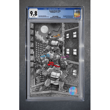 PCB HOBBY TEENAGE MUTANT NINJA TURTLES #6 JOSH C LYMAN SPOT COLOT VIRGIN FOIL VARIANT LIMITED TO 600 CGC UNIVERSAL SERIES