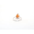 thumbnail image 3 of Heaven Crafts Raw Carnelian Ring Marquise Shape Gemstone Rough Stone Jewelry 925 Sterling Silver Gift For Her & Mom, 3 of 5