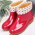 thumbnail image 2 of Bottes de Pluie pour Femmes, Bottes de Pluie pour Femmes Bottes de Pluie Mode Femmes Botte de Pluie Courte Qualité Inégalée, 2 of 3