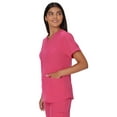 thumbnail image 3 of Hanes Womens Hanes Women's Scrubs V-Neck Scrub Top, Comfort Fit, 2 Pockets, Sizes S-3XL, 3 of 9