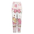 thumbnail image 2 of Hello Kitty Womens Comfy Pajama PJ Pants Lounge Pants Sleepwear Drawstring PJ Bottoms Pants, 2 of 7