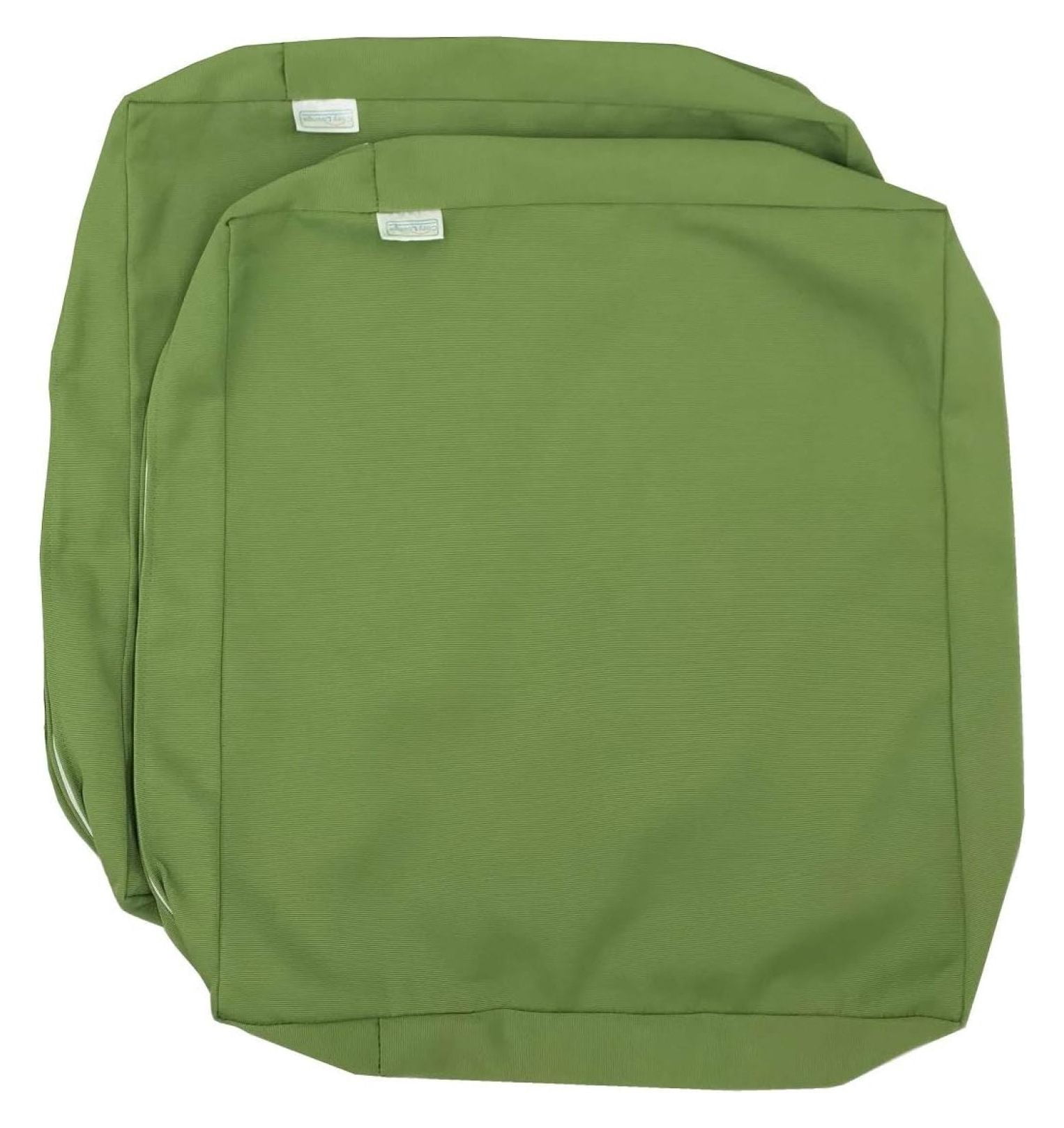 Indoor Outdoor Water High UV Resistant Patio Chair Cushion Cover (Pistachio Green, 20"x18"x4" (2 Covers))