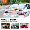 thumbnail image 2 of VEVOR GT Wing Car Spoiler, 46.3" Universal Fit, Suits Many Sedans & Coupes, Durable ABS Build, Rear Vehicle Spoiler, Racing Style BGW/JDM Drift, Sleek Gloss Black, 2 of 9