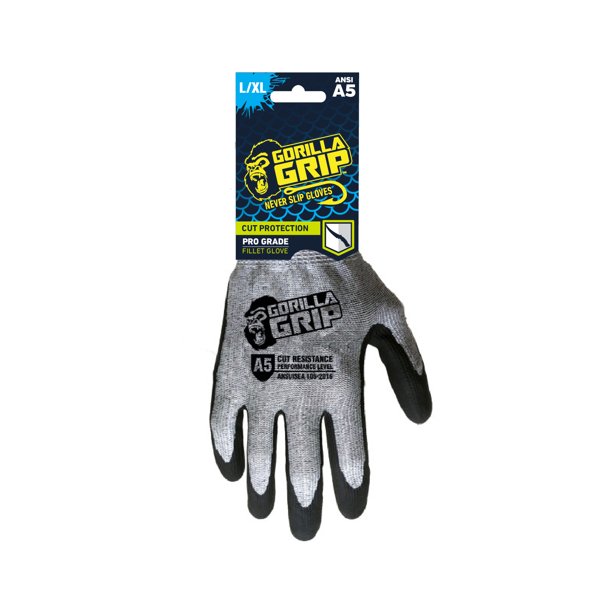 GORILLA GRIP Gorilla Grip Pro Fillet Glove, A5 Cut Resistant Fabric