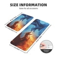 thumbnail image 2 of Yiaed Red And Blue Fire Dragon A Kitchen Rugs Sets of 2 Kitchen Mats Cushioned Anti Fatigue Kitchen Rug Tapetes Para Cocina for Sink,Laundry Room, 2 of 6