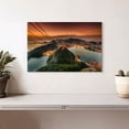 thumbnail image 2 of Elephant Stock Rio De Janeiro At Dusk Wall Art - Horizontal Canvas Wall Art - Living Room Wall Decor - Places Canvas - Brown And Gray Decor - 12" x 8", 2 of 8