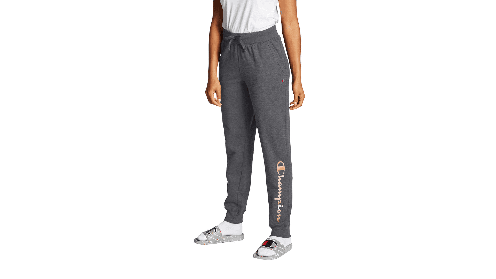 grey womens champion joggers
